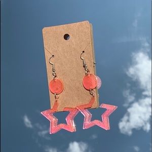 handmade resin earrings